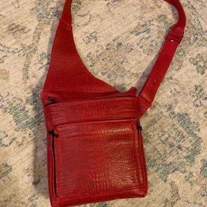 Thomas leather front bag